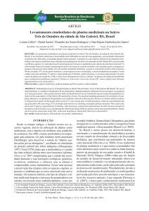 ARTIGO Levantamento etnobotânico de plantas medicinais