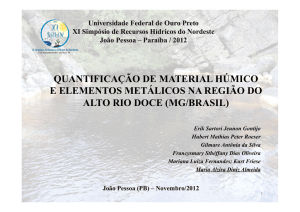 da apresentação - Associação Brasileira de Recursos