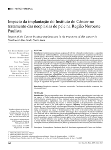 Impacto da implantação do Instituto do Câncer no tratamento das