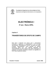 Transístores de Efeito de Campo