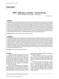 DPOC - definições e conceitos - as bases clínicas.