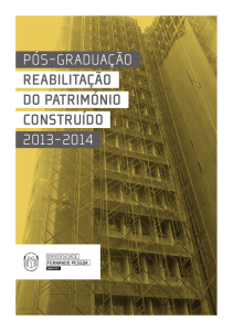 pós-graduação reabilitação do património construído