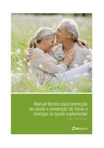 Manual técnico para promoção da saúde e prevenção de riscos