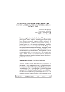 ONDE O DIABO AGIA NA SOCIEDADE BRASILEIRA SEGUNDO A