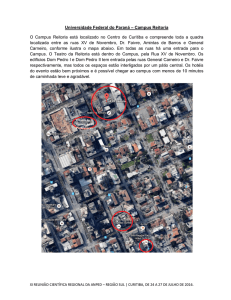 mapa do campus reitoria - ANPED SUL 2016