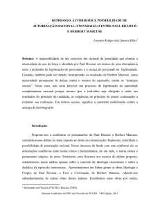 REPRESSÃO, AUTORIDADE E POSSIBILIDADE DE