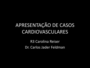 apresentação de casos cardiovasculares