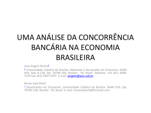 uma análise da concorrência bancária na economia brasileira