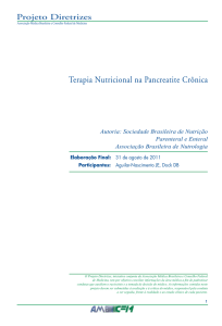 Terapia Nutricional na Pancreatite Crônica