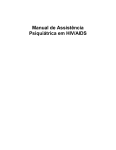 Manual de Assistência Psiquiátrica em HIV/AIDS