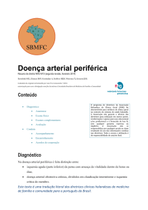 Doença arterial periférica - Sociedade Brasileira de Medicina de