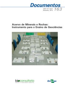 Acervo de Minerais e Rochas: Instrumento para o Ensino de