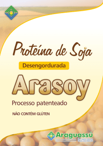 catalogo arasoy - ARAGUASSU Oleos Vegetais e Biodiesel