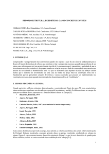 REFORÇO ESTRUTURAL DE EDIFÍCIOS: CASOS CONCRETOS E