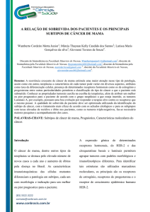 www.conbracis.com.br A RELAÇÃO DE SOBREVIDA DOS