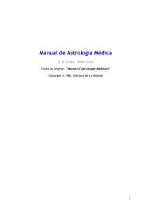 Manual de Astrologia Médica