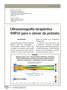 Ultrassonografia terapêutica (HIFU) para o câncer da