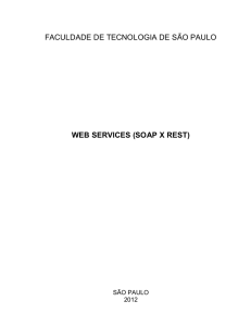FACULDADE DE TECNOLOGIA DE SÃO PAULO WEB SERVICES