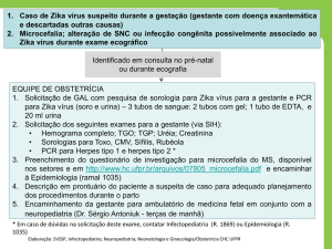 1. Caso de Zika vírus suspeito durante a gestação - HC