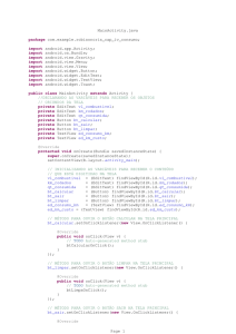 MainActivity.java package com.example