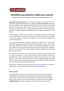 LOCAWEB lança aplicativo inédito para Android