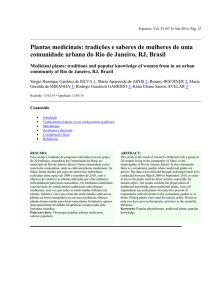 Plantas medicinais: tradições e saberes de - Arca