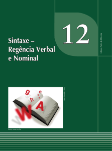 Sintaxe – Regência Verbal e Nominal