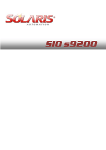 SIO s9200 - Solaris Automation