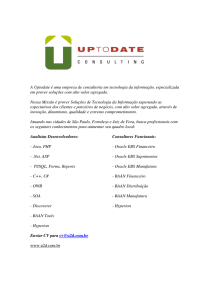 A Uptodate é uma empresa de consultoria em tecnologia