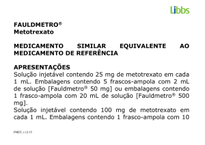 FAULDMETRO® Metotrexato MEDICAMENTO SIMILAR