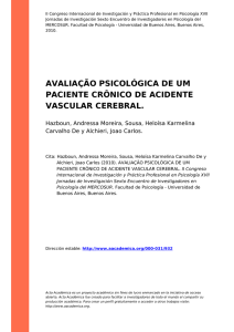 avaliação psicológica de um paciente crônico de