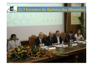 11.º Encontro de Química dos Alimentos