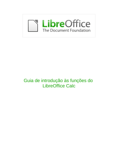 Guia de introdução às funções do LibreOffice Calc