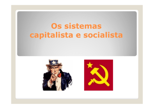 Os sistemas capitalista e socialista