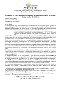 O emprego da Teoria dos Grafos para análise de dados