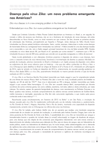 Doença pelo vírus Zika: um novo problema emergente nas Américas?