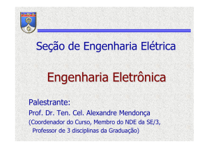 Palestra do curso de Engenharia Eletrônica