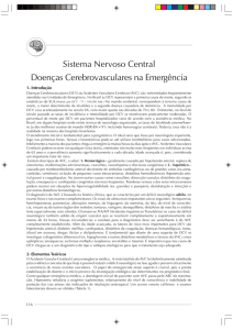 Sistema Nervoso Central Doenças Cerebrovasculares na Emergência