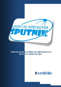 Portifólio - Grupo de Astronomia Sputnik