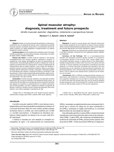 Spinal muscular atrophy: diagnosis, treatment and future
