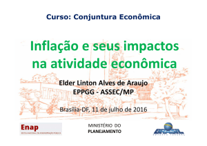 Inflação e seus impactos na atividade econômica