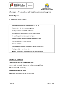 Geografia - Agrupamento de Escolas Pedro Eanes Lobato