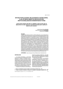 Estudo populacional relacionado à saúde geral e uso de