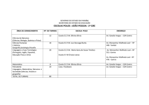 escolas polos - Governo da Paraíba