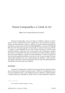 Tomás Campanella e a Cidade do Sol