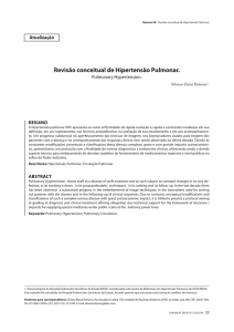 Revisão conceitual de Hipertensão Pulmonar.