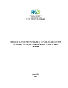 THAÍS MOREIRA BARCELOS ADESÃO AO TRATAMENTO