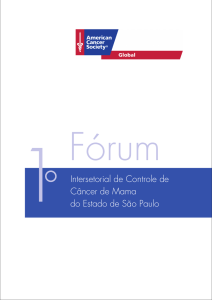 Intersetorial de Controle de Câncer de Mama do Estado de São Paulo