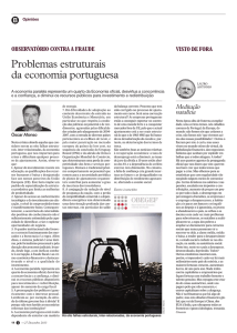 ProClemas estruturais da economia portuguesa