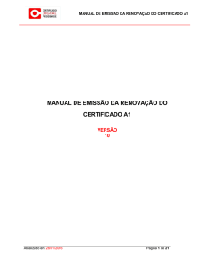 manual de emissão da renovação do certificado a1